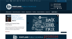 Desktop Screenshot of portlandschools.org