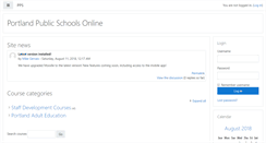 Desktop Screenshot of online.portlandschools.org